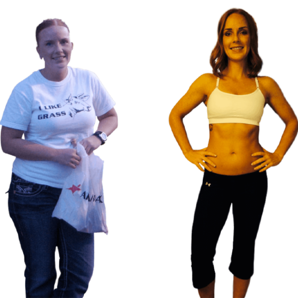 Rachel A. before and after